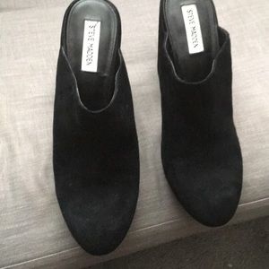 Steve Madden (closed toe) chunky heeled slip Ons